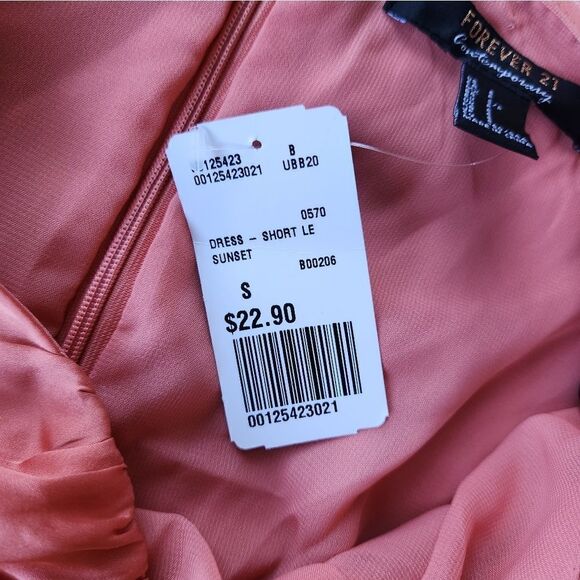 NWT Forever 21 Silk Style Dress - Picture 5 of 10